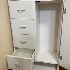 金沢市より、収納キャビネット　サイズ約高さ180 ㎝　横60 奥行き30 の画像