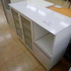 リユースのサカイ太田店★ジモティ割あり★  ミドルレンジボード ホワイト H90×D41.5×W120 クリーニング済み OJ10618の画像