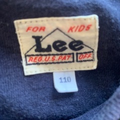 Lee ネイビー Tシャツ 110cmの画像