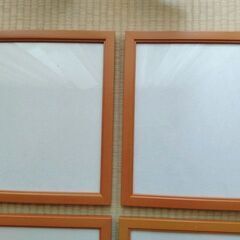 スタジオアリス　写真たて　フォトフレーム　木目調　額縁　ナチュラル系　４個　賞状の画像