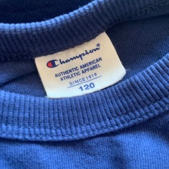 Champion ネイビー Tシャツ 120cmの画像