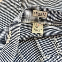 未使用✨guessショートパンツ✨ネイビーチェックの画像