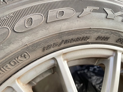 195\65r15 91Q 19週14年スタッドレスタイヤとアルミホイール4本セット