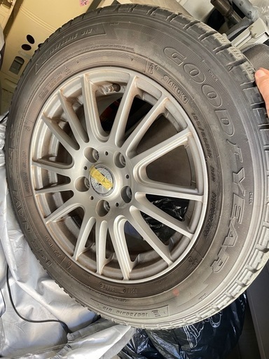 195\65r15 91Q 19週14年スタッドレスタイヤとアルミホイール4本セット