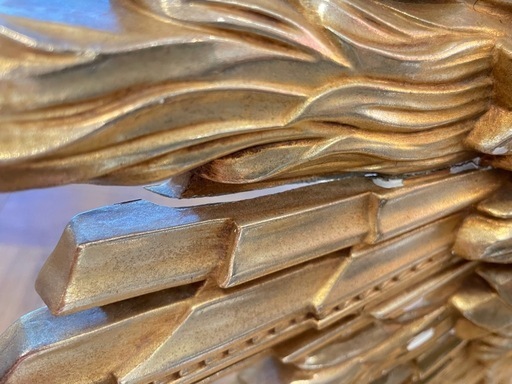 B7071【ウェルビー】 サンバーストクロック 壁掛け時計 アンティーク