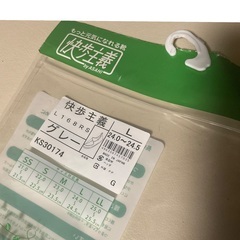【介護シューズ】アサヒシューズの人気シリーズ「快歩主義」※未使用品　Lサイズ　グレーの画像