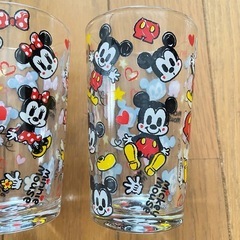 【未使用】ディズニー　ミッキー　ミニー　コップ　グラスセットの画像