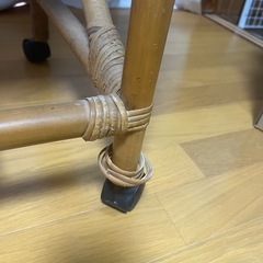 籐家具　バスケット　　の画像
