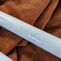653fk 【現状品特価】山善(YAMAZEN) 突っ張り ハンガーラック 幅73-120×奥行9×高さ80-124cm ホワイト WJO-715(WH)の画像