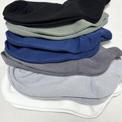 6足セット メンズ くるぶし ショートソックス 靴下 新品 6色 ユニセックスの画像