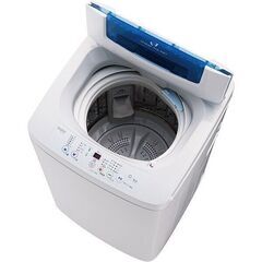 ハイアール 全自動洗濯機 JW-K42K ホワイト Haier 上開き4.2㎏ ステンレス槽・スパイラルパルセーター採用 清掃/動作確認済みの画像