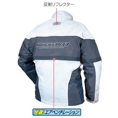  【未使用】ｸﾞﾗｲﾄﾞﾚｲﾝｽｰﾂ バイク 雨具 カッパ ROUGH&ROAD の画像