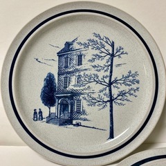 希少限定品★日本製 ノリタケ 風景画 ストーンウェア コロニアルタイムズシリーズの画像