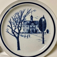 希少限定品★日本製 ノリタケ 風景画 ストーンウェア コロニアルタイムズシリーズの画像