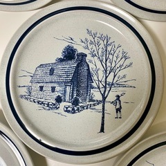 希少限定品★日本製 ノリタケ 風景画 ストーンウェア コロニアルタイムズシリーズの画像
