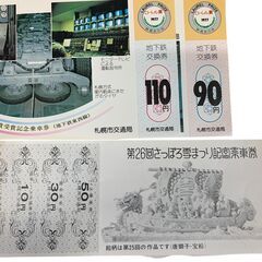 KY816-1 札幌市営地下鉄切符 コレクション品 記念切符 石狩市の画像