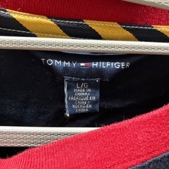 2508-587 TOMMY HILFIGER Tシャツ Lサイズ 中古の画像