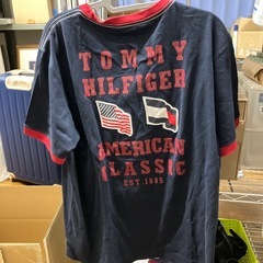 2508-587 TOMMY HILFIGER Tシャツ Lサイズ 中古の画像