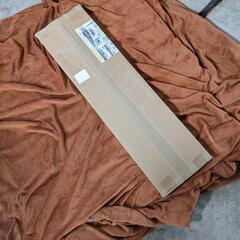 654fk 【未使用品・開封品】山崎実業(Yamazaki) キッチン 自立式 スチールパネル 横型 ホワイト 約W84XD14XH21cm の画像