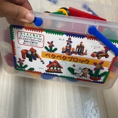 ブロック　おもちゃ　子供用　車　レールの画像