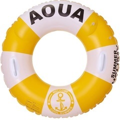 新品未使用　2枚　80㎝ 浮き輪 海 プール 海水浴 うきわ 大人用 レジャーの画像