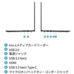 Lenovo IdeaPad Slim 170 使用182時間 上位グレードCPU Office2024 ほぼ新品！の画像