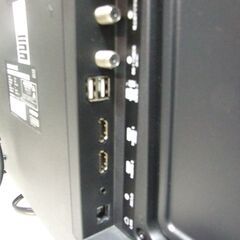 【紋別市発】液晶テレビ　32V型ダブルチューナー　グリーンハウスTV　GH-GTV32AC-BK　液晶テレビ　地上波・ＢＳ・ＣＳデジタル　2023年製　通電/地上波再生確認の画像