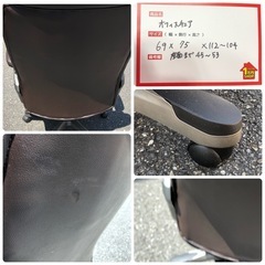 オフィスチェア キャスターチェア 椅子 ブラウン 茶色の画像