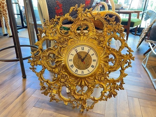 B7072【シロコ】 アンティーク ウォールクロック 掛け時計