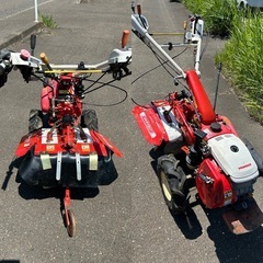 ヤンマーMK8耕運機 管理機　畝立ての画像