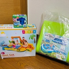 プール　セット新品未使用2.49m*1.91m*1.09mの画像