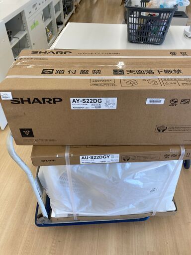 【リユースのサカイ野々市店】A-079☆未使用品 エアコン シャープ AY-S22DG 2024年製 ※別途取付料