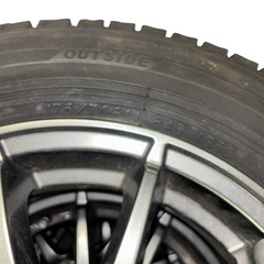 タイヤとホイール スタッドレス　YOKOHAMA iceGUARD iG50 PLUS 165/70R14 中古 SCHNEIDER 4本の画像