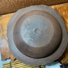 配送可能【茶道具】人間国宝 釜師 佐藤浄清 作 桜川地紋 透木釜 共箱・在銘 釜環・透木・銅蓋付 鉄釜 茶釜 風炉釜 骨董 良品の画像
