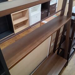 ★リユースのサカイ水戸店★  オープンラック 木目調 H181×D38×W120 クリーニング済み MT5264の画像