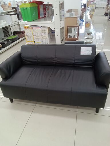 ☆リユースのサカイ日立店☆HJ7477 IKEA 2人掛けソファ ブラック