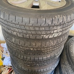 14インチ　アルミホイル　タイヤ　100ピッチ　軽自動車の画像