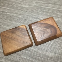 木製プレート2枚の画像