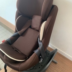 リーマン　チャイルドシート　ISOFIX LYK-111 回転式　ブラウンの画像