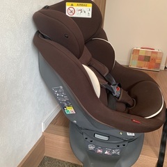 リーマン　チャイルドシート　ISOFIX LYK-111 回転式　ブラウンの画像