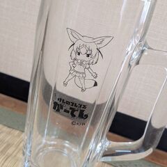 【けものフレンズ】グラスジョッキ（サーバル&フェネック）の画像