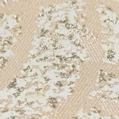 お着物、秋冬服、蝶々桜シルバーラメの画像