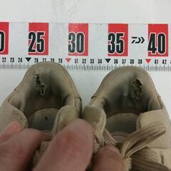 0821-009 ※内側破れあり　NIKE AIR FORCE 1 sageエアフォース1 厚底 プラットフォームの画像