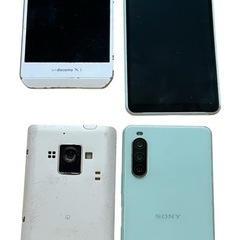 スマホ×4台 ジャンク ①の画像