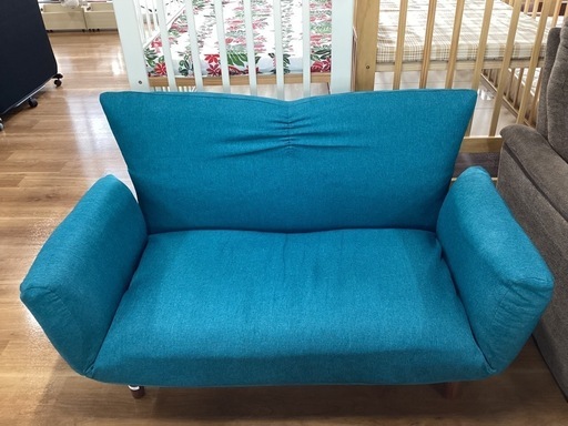 リクライニングソファ2人掛け【町田市再生家具】251480