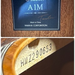 YAMAHA A1M エレアコ　エレクトリックアコースティックギターの画像