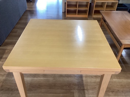 スライド式伸縮テーブル【町田市再生家具】　251478
