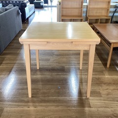 スライド式伸縮テーブル【町田市再生家具】　251478の画像