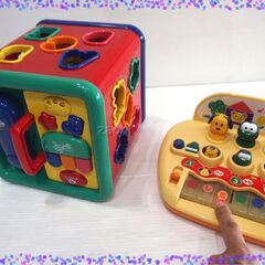 型はめキューブパズル（メロディーパズルボックス）＆コンビのドレミでダンス＆知育玩具の画像
