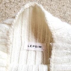 [LEPSIM]ボーダーニット　サイズFの画像